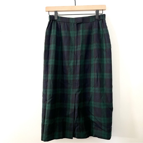 Vintage Woodstock International Plaid Skirt marked size 8 - Picture 2 of 6